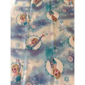 Disney Frozen Elsa Fat Quarter Fabric 18"x22" Cotton Blue Snowflake Pattern Sewi